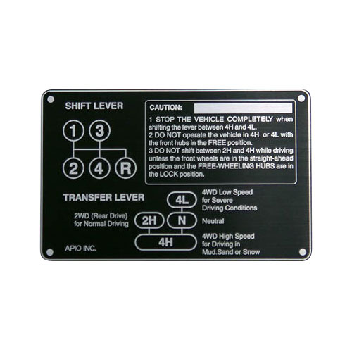 シフトパターンプレート（SJ30/40）