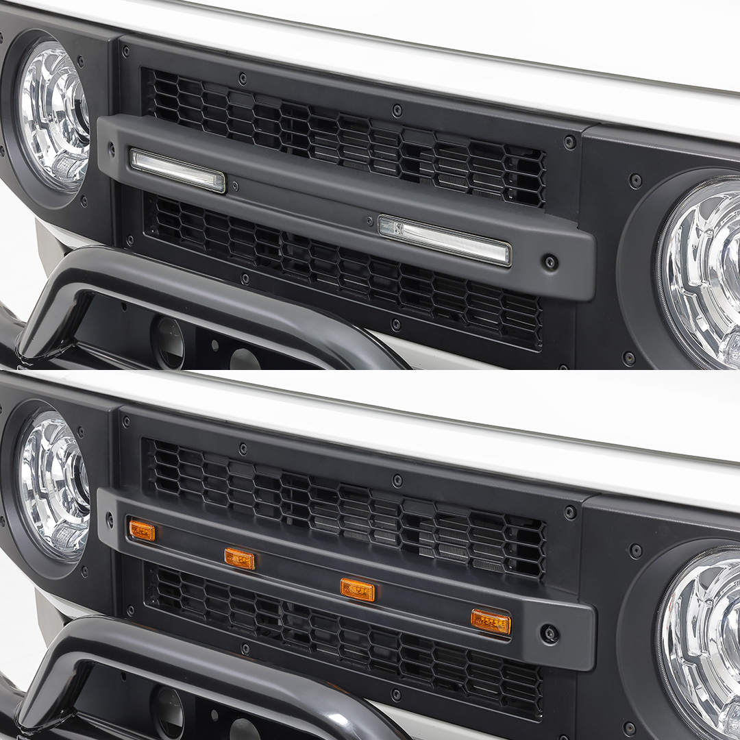 レイヤードグリル オプション ランプバー (ABS製)（JB64,JB74,JC74）